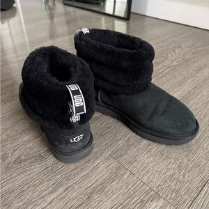 UGG Black Cozy Fleece Boots